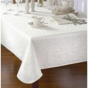 Lenox Opal Innocence 70" Round Tablecloth